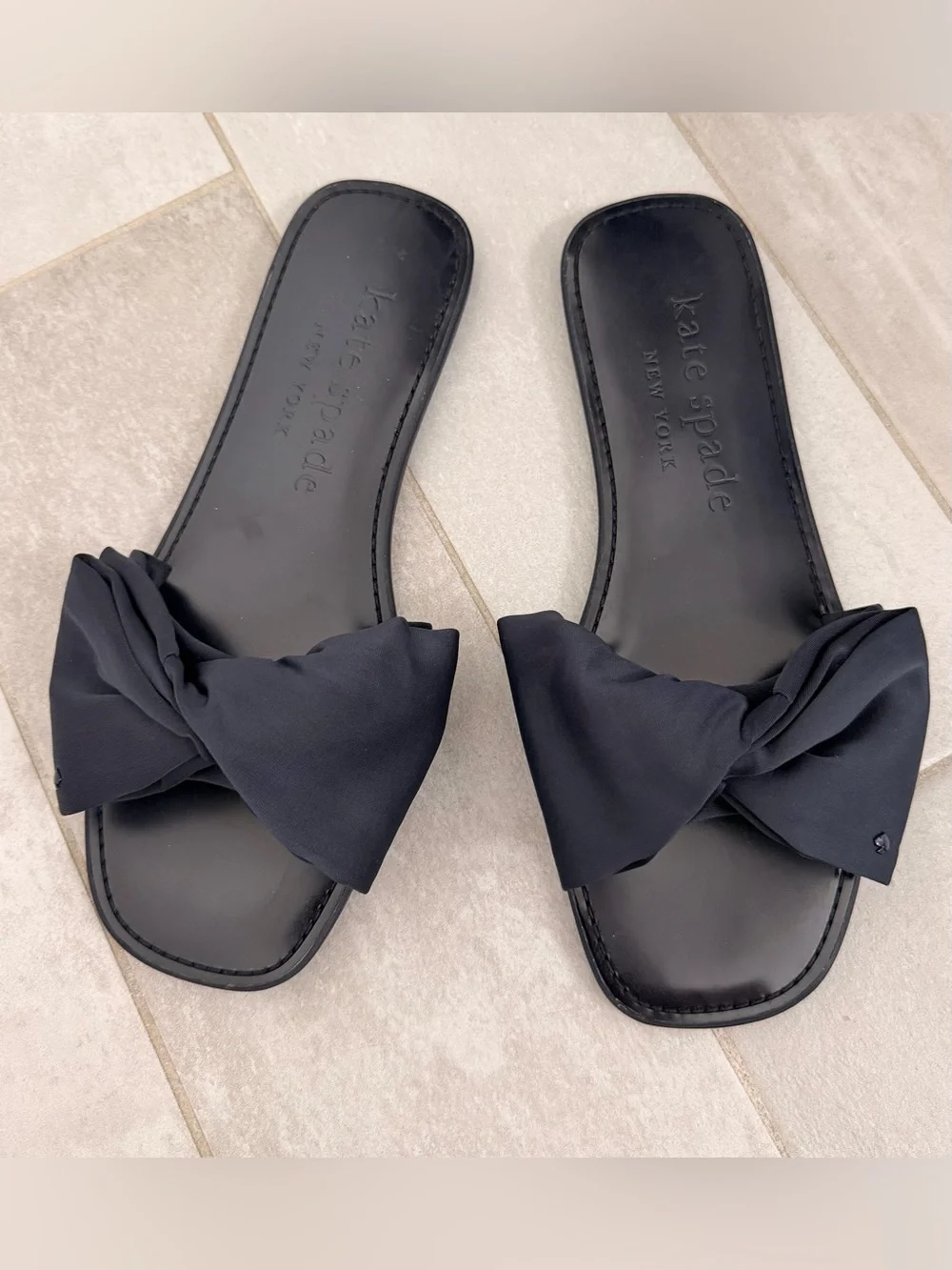 Kate Spade Bikini Bow Slide Blazer Blue Size 9.5